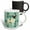 Multicolor, variant on 3drose, Mid-century Modern Pug with Mcm Background Pattern, 11oz Mug