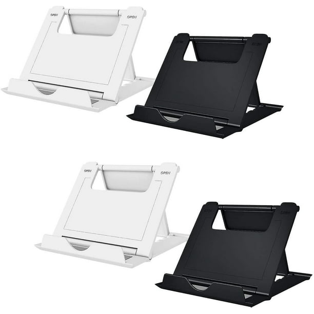 Paquete de 4 soportes para teléfono móvil, soporte universal plegable para tableta