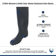 thumbnail image 4 of CTM  Solid Color Water Resistant Rain Boots (Women), 4 of 4