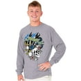 thumbnail image 3 of Live Fast Eagle Skull Dice Tattoo Long Sleeve TShirt Men Women Brisco Brands S, 3 of 6
