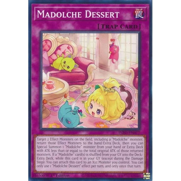 YuGiOh The Infinite Forbidden Common Madolche Dessert INFO-EN077