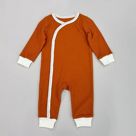 

DanceeMangoo Babany bebe Infant Baby Boys Jumpsuit Bodysuit Romper Clothing Autumn Spring Newborn Casual Solid Long Sleeve Jumpsuits 3-24M