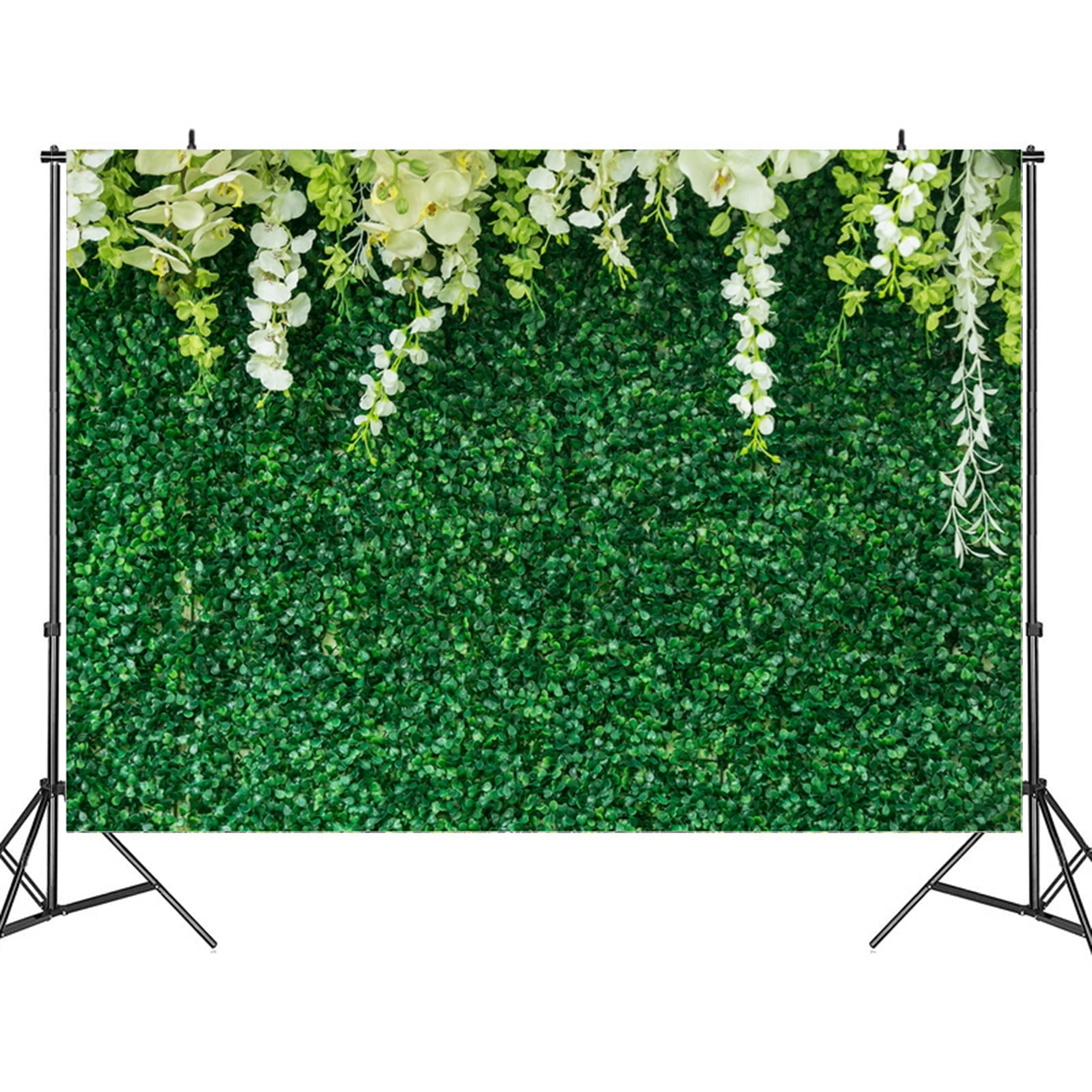 Garhelper Artificial Leaf Background Green Plant Grass Mat Wall Panel  150*210cm Home Decoration Lawn Imitation Plants 