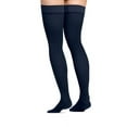 thumbnail image 4 of Jobst Opaque Closed Toe Maternity Thigh Highs w/Top Band - 15-20 mmHg Navy Large, 4 of 9