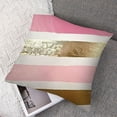 thumbnail image 7 of Pink-Gold-and Gray Diagonal Brush Strokes Pillow Cases,, 7 of 7