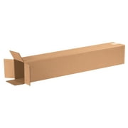 Box Partners Tall Corrugated Boxes 6" x 6" x 36" Kraft 25/Bundle 6636