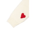 thumbnail image 6 of Forever 21 Heart Print Cropped Cardigan, Color-Cream/Red, Size-Xs, 6 of 6