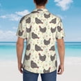 thumbnail image 6 of Goofa Funny Chicken Hawaiian Shirt for Men, Unisex Summer Beach Casual Short Sleeve Button Down Shirts,Aloha Tropical Floral print shirt-3X-Large, 6 of 9