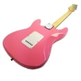 thumbnail image 6 of Zenison Full Size Right Handed Electric 6 String Guitar, Solid Wood Body Hot Pink, 6 of 7