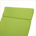 thumbnail image 6 of Outdoor Chaise Lounge Cushion | Water-Resistant with Ties | Patio Backyard Use | 1 Piece | Forest Green, 6 of 6