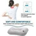 thumbnail image 5 of PureCasa Inflatable Soft Travel Pillow for Indoor Outdoor, Portable Compressible Outdoor Pillows for Beach Hiking Camping Backpacking, Ideal Gift for Vacation Journey, 18"x12"x5", 1PC, Gray, 5 of 6