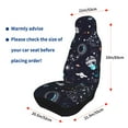 thumbnail image 4 of Fuzoiu Galaxy2 Print Seat Covers Set, Car Seat Covers Front Seats, Car Seat Protector, Car Seat Cushion, Seat Covers Carseat Cover Universal Fit for Most Cars, 4 of 7