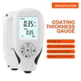 thumbnail image 3 of Coating Thickness Gauge Car Painting Depth Gauge Range 0-2000UM Car Paint Film Thickness Tester Paint Tool ,High Precision, 3 of 7