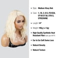 thumbnail image 2 of STUDIOCUT BY PROS Loose Wave Bob Wigs Lace Front wigs 14 Inch Side Deep Part Lace Front Wig for Black Women Curly Wavy Wig Heat Resistant Synthetic Wigs DPL012 (613-LIGHTBLONDE), 2 of 7