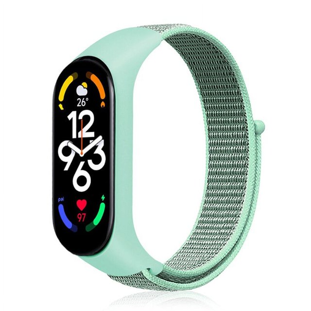 Correa de nailon para xiaomi mi band, pulsera deportiva para relojes inteligentes, modelos 7, 6, 5, 4 y 3