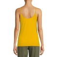 thumbnail image 3 of Time and Tru Women's Cami Tank Top, 3-Pack, 3 of 5