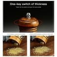 thumbnail image 3 of Adjustable Manual Wooden Kitchen Gadgets Ceramic Core Seasoning Tool Storage Bottle BBQ Spice Bottle Pepper Grinder Pepper Mill Salt Jar WOOD, 3 of 8