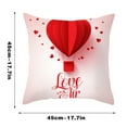 thumbnail image 3 of Valentines Day Pillow Covers 18x18 Inch Spring Farmhouse Red Heart Tree Love Decor Happy Valentine’s Day Throw Pillows Decorative Cushion Cases Home Bedroom Decorations Romantic Valentine Gift, 3 of 6