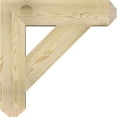 thumbnail image 3 of Ekena Millwork 6"W x 28"D x 28"H Traditional Craftsman Rough Sawn Bracket, Douglas Fir, 3 of 13