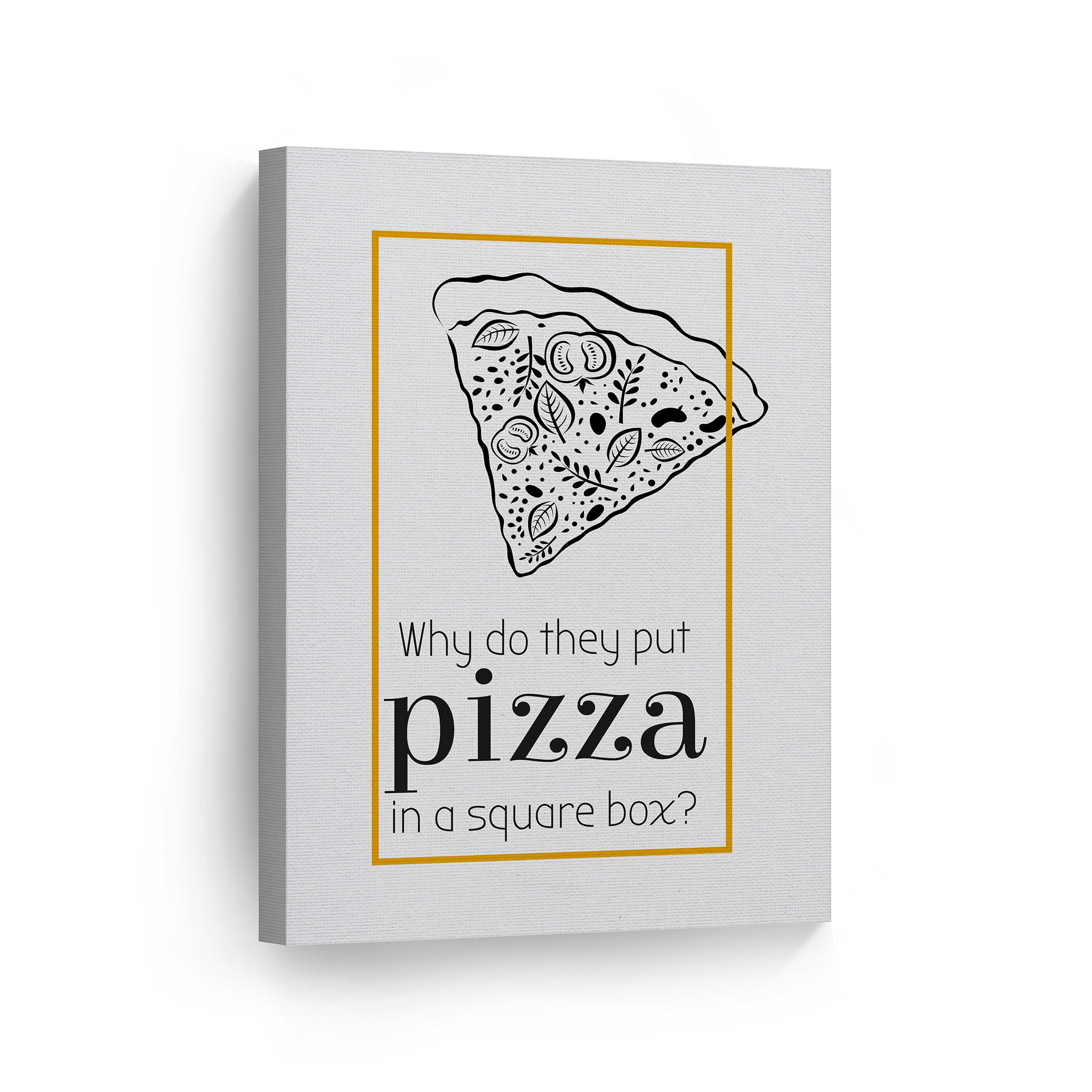 Smile Art Design Why Do They Put Pizza In A Square Box Quote Pizza