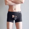 thumbnail image 1 of Fridja Boxeurs en Cuir Verni Confortables pour Hommes, Culottes Respirantes, Multipack Classique, 1 of 5