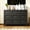 Black + Bedroom + Classic + Metal + D, variant on 9-Drawer Tall Dresser, Black Metal Storage Cabinet with Smooth Gliding Drawers, Space-Saving Chest of Drawers for Bedroom, Living Room, Entryway, Strong 5-Foot Design & Modern Handles