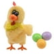thumbnail image 1 of Pollo poniendo huevos, peluche de pollo que baila y toca música, regalo para niños, 1 unidad, 1 of 8
