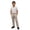 00#Beige632, variant on Lullu Boys School Uniform Pants Elastic Waist Straight Fit Dress Pants, Sizes 5-16