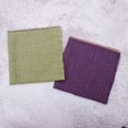 thumbnail image 5 of Xiao Hua Servilletas de tela de doble cara, paquete de 4, morado y verde, 40 x 40 cm, reutilizables, lavables, de algodón, suaves y absorbentes, ideales para comidas y reuniones diarias en otoño., 5 of 5