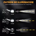 thumbnail image 3 of 7 Led Faro Para Moto Universal Pulgadas+ Carcasa Y Soporte, 3 of 8