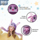 thumbnail image 4 of Gorro De Felpa Con Orejas Movibles RM REGALOMEX Con Luces Purpura Mediano, 4 of 7