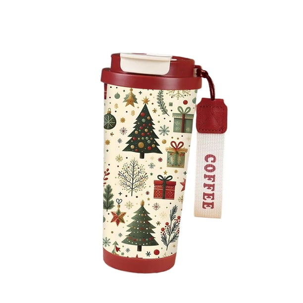 Vaso térmico de acero inoxidable para café, botella térmica, vaso de viaje a prueba de fugas Estilo A