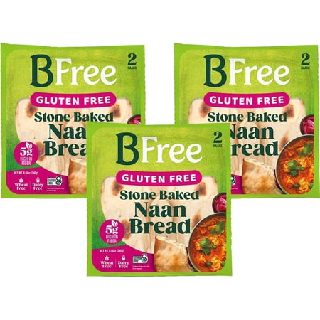 Stone Original Naan Breads, 8.46 OZ - 2 Naans (Pack of 3)