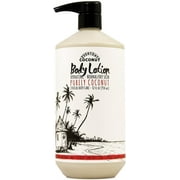 Alaffia EveryDay Coconut Hydrating Body Lotion, Purely Coconut 32 oz (Pack of 2)