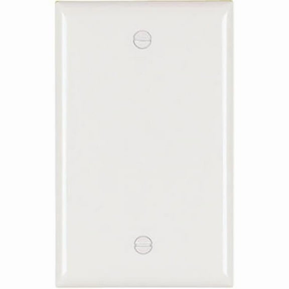 TP13WCC30 1 Gang Blank Nylon Wall Plate, White