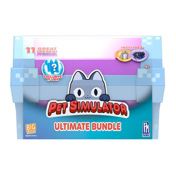 Collectible PET SIMULATOR - Pixel Chest Ultimate Bundle (12" Chest w/ 11 Items, Series 2) [Includes DLC]