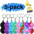 thumbnail image 1 of style 5-pack Simple dimple, MINI Pop it Fidget Finger Toy / Toy - CE, 1 of 3