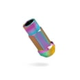 thumbnail image 7 of StanceMagic 20pcs Neochrome 12x1.25 Extended Tuner Lug Nuts - Open End, Cone Taper Acorn Seat, 50mm (2") Length, 22mm (0.87") Width, 17mm 11/16" Hex - Compatible with Nissan Infiniti Subaru and More, 7 of 7