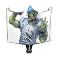 thumbnail image 1 of ASHLEIGH football zombie Fashion Hooded Blanket 50x60 inch Kids Girls Boys Toddler Blankets with Hood, 1 of 3