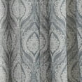 thumbnail image 4 of Lanco Evelyn Rod Pocket Single Window Curtain Panel, Rod Pocket, 1.5", Semi-Sheer, Grey, 50 x 84", 4 of 4