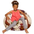 thumbnail image 3 of Pouf Poire Posh Fauteuil Poire XLargein Toile Animaux de la Jungle sur, 3 of 5