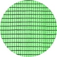 thumbnail image 1 of Ahgly Company Indoor Round Solid Emerald Green Modern Area Rugs, 7' Round, 1 of 4