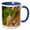Blue/White, variant on 3drose, Rock Climbing, Cathedral Ledge Echo Lake Nh - Us30 Jmo1482 - Jerry and Marcy Monkman, 11oz Two-tone Red Mug