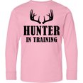 thumbnail image 3 of Inktastic Hunter in Training Long Sleeve Youth T-Shirt, 3 of 5