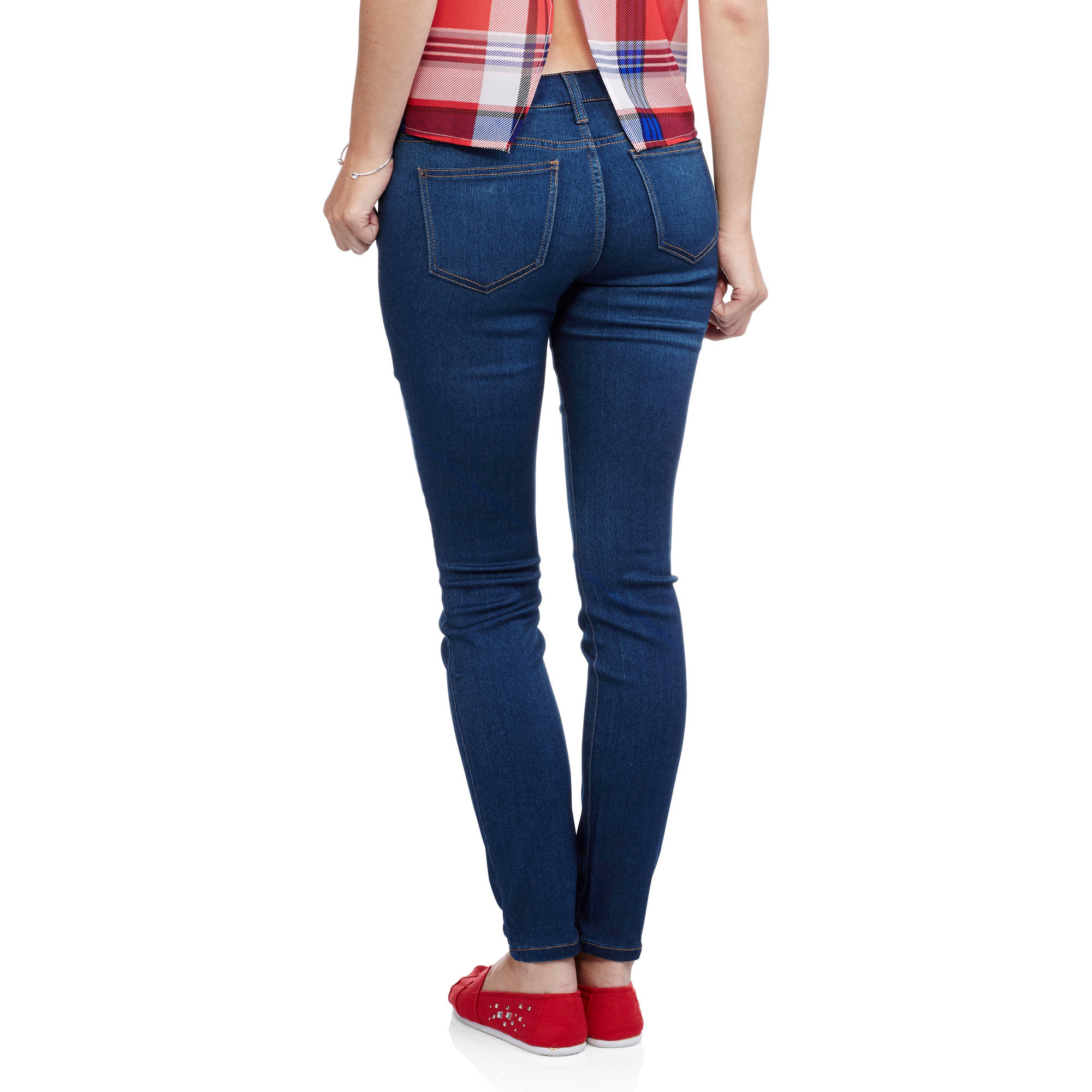 No Boundaries Juniors' super soft & stretchy skinny jeans - image 2 of 2