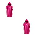 thumbnail image 1 of Wosthever Poncho de microfibra para surf, cambiante, traje de neopreno para nadar, color fucsina fucsina 41 pulgadas 2piezas, 1 of 1