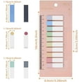 thumbnail image 2 of Wruas 1200 Pcs Onglets Adhésifs Transparents pour Notes, Drapeaux, Pages pour Cadeaux, 2 of 5