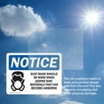 thumbnail image 5 of (2 Pack) Dust Mask Should Be Worn When Sign With Symbol OSHA Notice Sign 18 Inch X 12 Inch Vinyl Label Decal Sticker Weather Resistant, UV Protected for Workplace, Business, and, 5 of 6