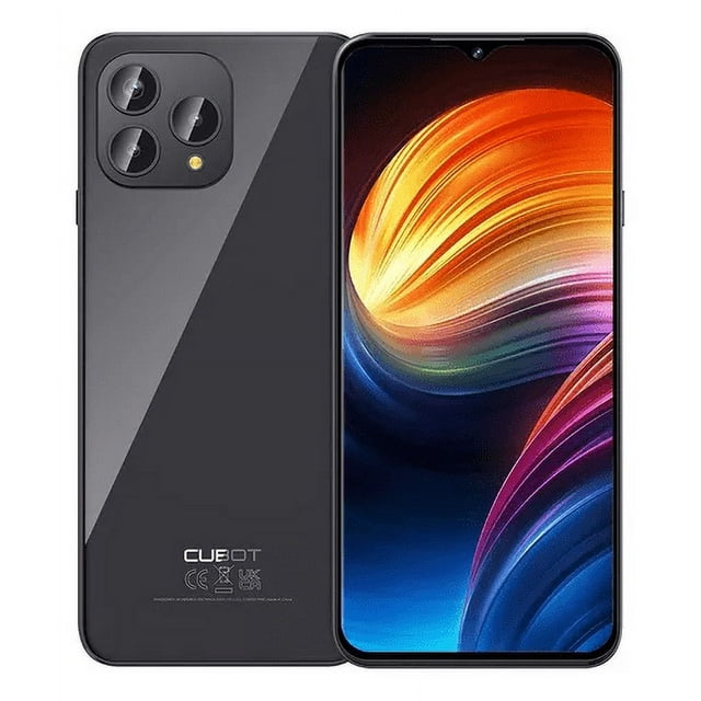 Smartphone Cubot P80, 8 GB, 256 GB, 48 MP, 5200 mAh, NFC, Android 13, negro