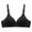 Black, variant on Herrnalise Women's T Shirt Bra, Demi Cup, Smoothing, Lightly Lined，Full Coverage ，Wireless，Bra.